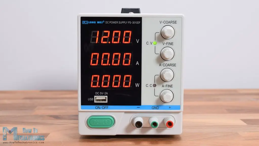 Fuente de alimentación CC ajustable 0-30V, 0-10A probada - LONG WEI PS-3010DF Fuente de alimentación CC ajustable 0-30V, 0-10A probada - LONG WEI PS-3010DF