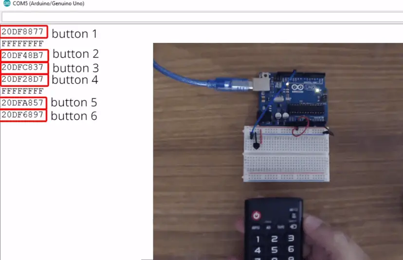 Arduino – Control de LED con control remoto IR