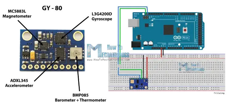 ¿Qué es MEMS? Acelerómetro, giroscopio y magnetómetro con Arduino