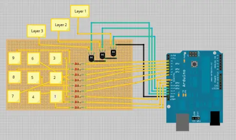 Arduino – cubo LED 3x3x3