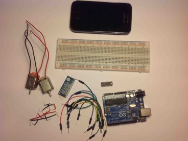Arduino: controla 2 motores CC mediante Bluetooth (perfecto para construir un robot)