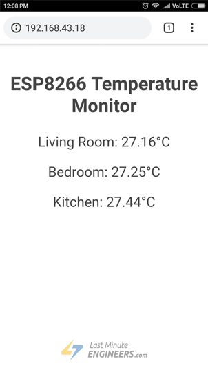 Mostrar valores de múltiples DS18B20 en el servidor web ESP8266 NodeMCU