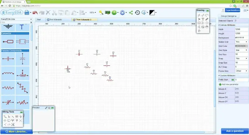 EasyEDA: revisión gratuita del software de diseño y simulación de circuitos electrónicos y PCB
