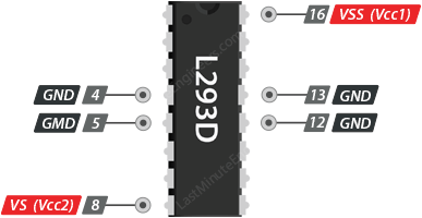 Controle motores de CC con el controlador de motor IC L293D y Arduino