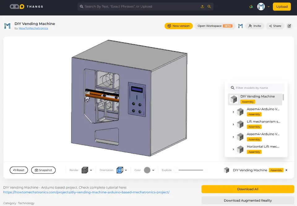 Máquina expendedora de bricolaje: proyecto de mecatrónica basado en Arduino