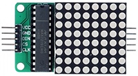 Conexión de la pantalla de matriz de puntos LED MAX7219 a Arduino