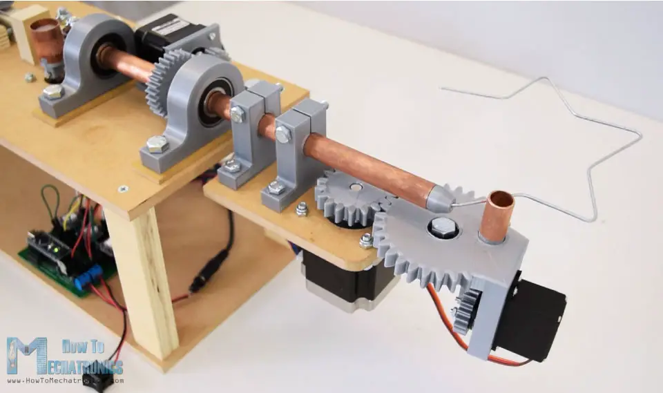 Máquina dobladora de alambre Arduino 3D