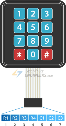 Interfaz teclado de membrana 4×3 y 4×4 con Arduino