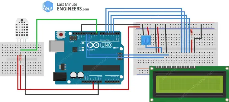 Conexión de sensores DHT11 y DHT22 a Arduino