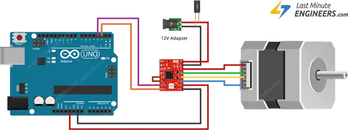Controle el motor paso a paso con el módulo controlador A4988 y Arduino