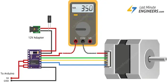 Controle el motor paso a paso con el módulo controlador DRV8825 y Arduino