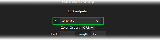 Controle LED direccionables WS2812B con ESP32 y WLED