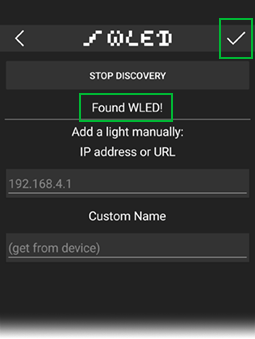 Controle LED direccionables WS2812B con ESP32 y WLED