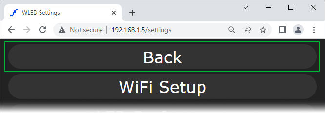Controle LED direccionables WS2812B con ESP32 y WLED
