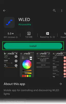 Controle LED direccionables WS2812B con ESP32 y WLED