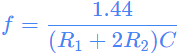 Calculadora de temporizador de circuito astable 555