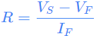 Calculadora de resistencia de la serie LED