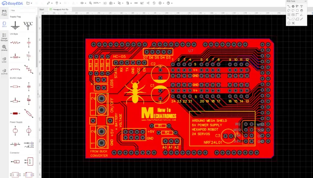 Robot Arduino Hormiga Hexápodo