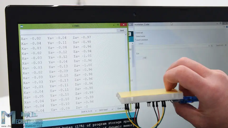 Cómo realizar un seguimiento de la alineación con el acelerómetro Arduino y ADXL345