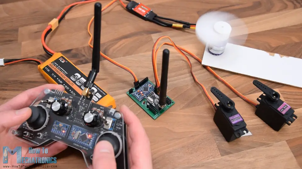 Receptor DIY Arduino RC para modelos RC y proyectos Arduino