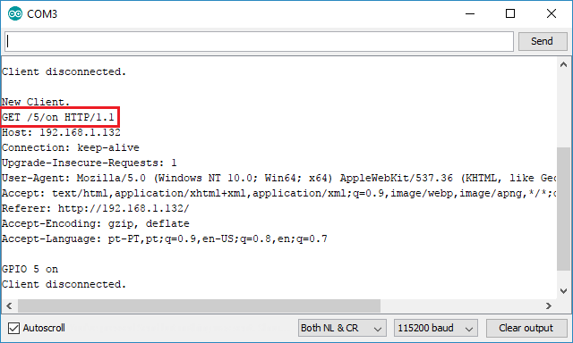 Construya un servidor web ESP8266: código y esquemas (NodeMCU)