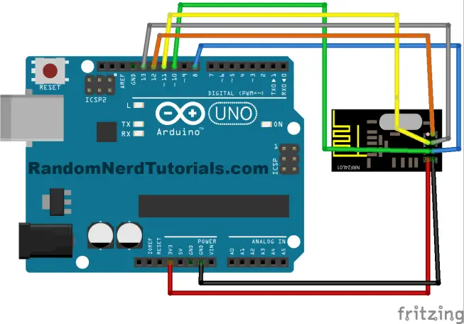 Guía completa para nRF24L01 - Módulo transceptor RF de 2,4 GHz con Arduino