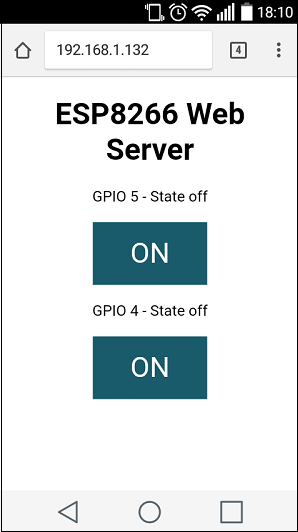 Servidor web ESP8266 con Arduino IDE
