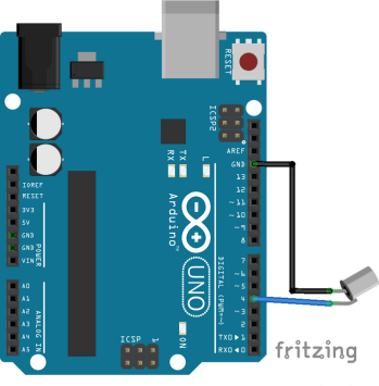 Instrucciones para el sensor de inclinación (inclinómetro) con Arduino