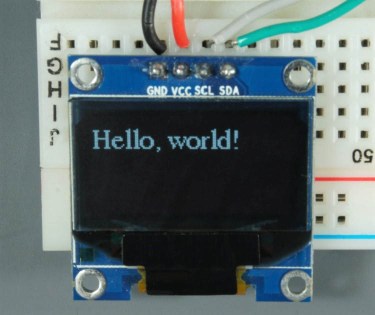Pantalla OLED ESP8266 de 0,96 pulgadas con Arduino IDE