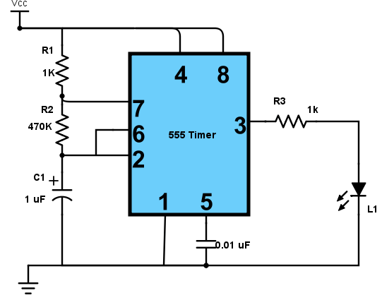 Introducción al IC del temporizador 555 – Tutorial