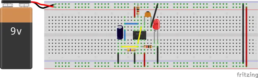 Introducción al IC del temporizador 555 – Tutorial