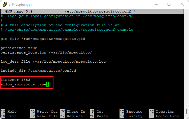 Instale el agente Mosquitto MQTT en Raspberry Pi