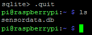 Base de datos SQLite en una Raspberry Pi
