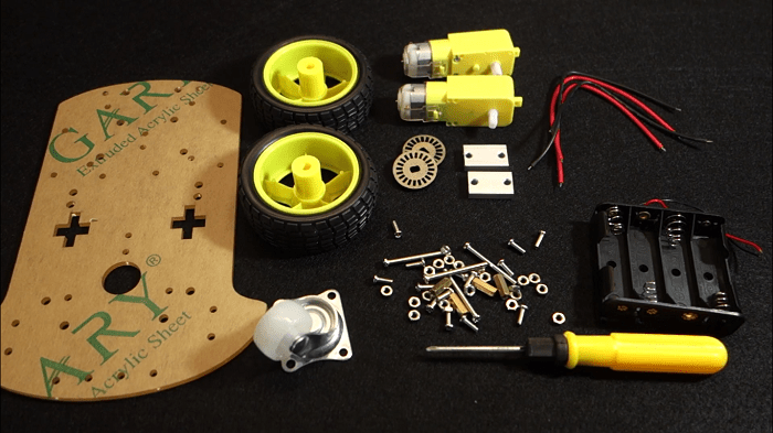 Kit de chasis de coche robot - Arduino