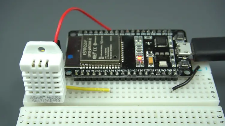 Servidor web ESP32 DHT11/DHT22 – Temperatura y humedad con Arduino IDE