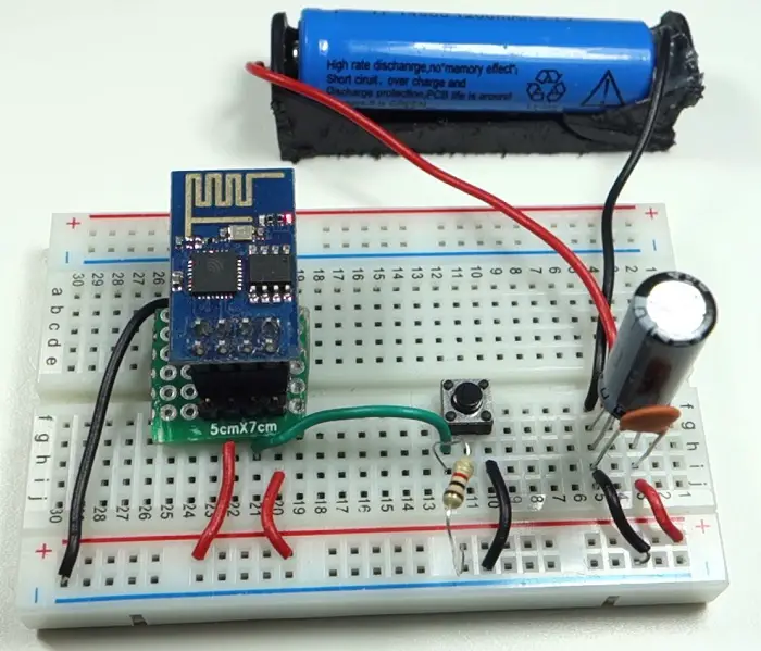 Botón WiFi ESP8266: clon DIY del botón Amazon Dash