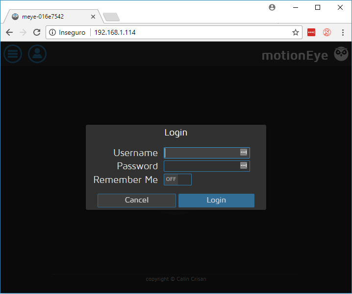 Instale MotionEyeOS en Raspberry Pi – Sistema de cámaras de seguridad