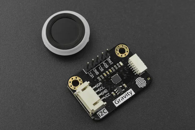 Gravedad: Escáner/Sensor Capacitivo de Huellas Dactilares Arduino Wiki - DFRobot