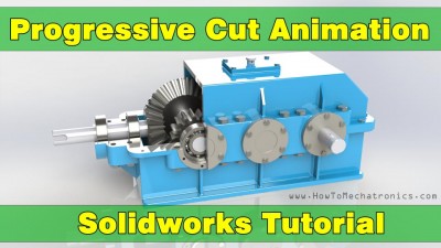 Animación del reductor de velocidad en Solidworks