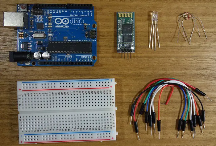 Aplicación de Android: LED RGB con Arduino y Bluetooth
