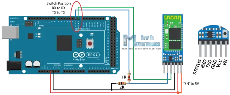 Cómo configurar y emparejar dos módulos Bluetooth HC-05 como maestro y esclavo | Comandos AT Cómo configurar y emparejar dos módulos Bluetooth HC-05 como maestro y esclavo | Comandos AT