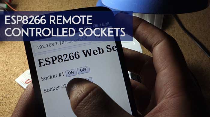 Enchufes controlados remotamente ESP8266