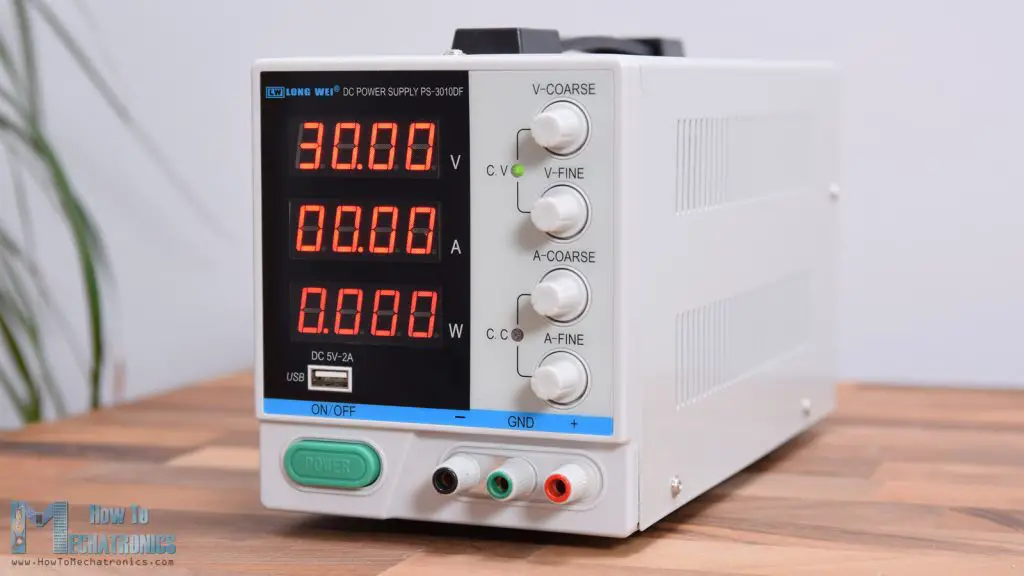 Fuente de alimentación CC ajustable 0-30V, 0-10A probada - LONG WEI PS-3010DF Fuente de alimentación CC ajustable 0-30V, 0-10A probada - LONG WEI PS-3010DF
