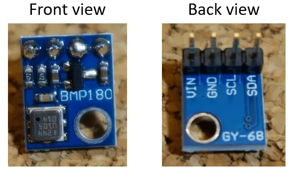 Instrucciones para el sensor barométrico BMP180 con Arduino
