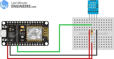 Interfaz DHT11 DHT22 con ESP8266 NodeMCU usando servidor web