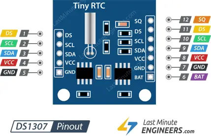 Interfaz DS1307 módulo RTC con Arduino