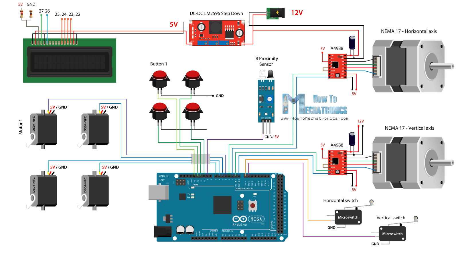 Máquina expendedora de bricolaje: proyecto de mecatrónica basado en Arduino