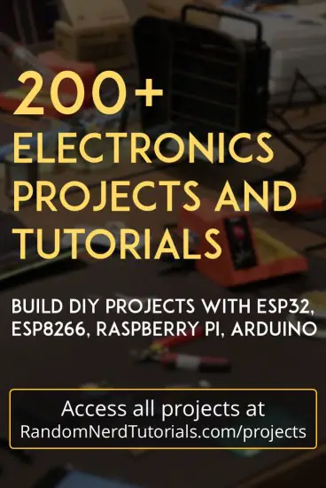 Más de 200 proyectos y tutoriales de electrónica.