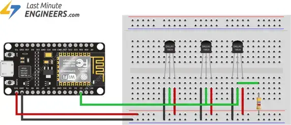 Mostrar valores de múltiples DS18B20 en el servidor web ESP8266 NodeMCU