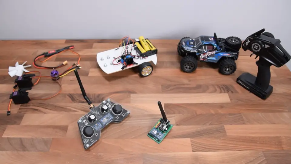 Receptor DIY Arduino RC para modelos RC y proyectos Arduino